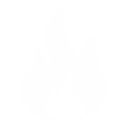Graphic icon depicting fire.
